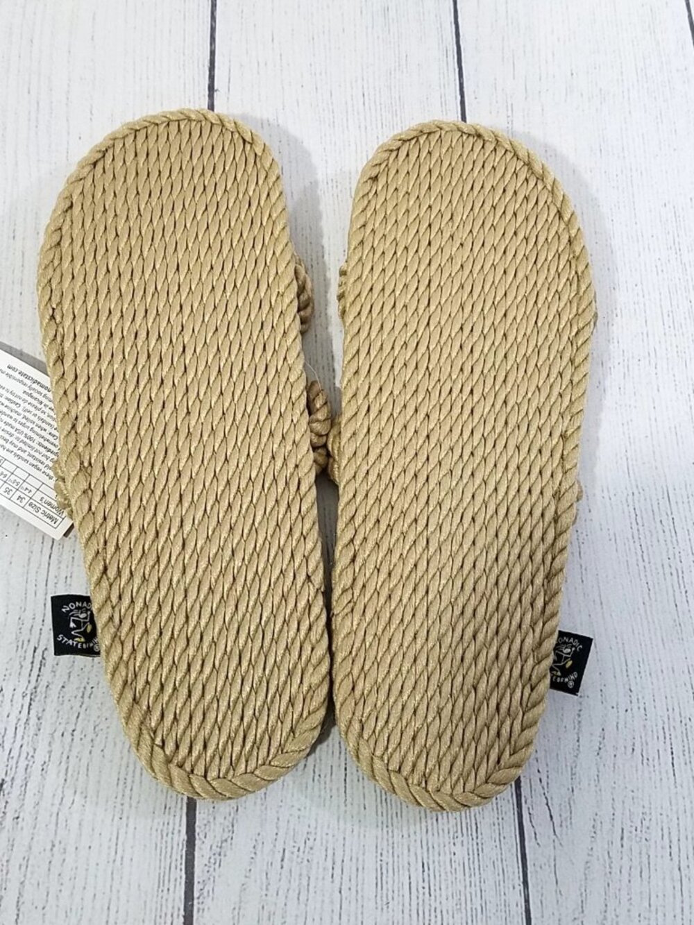 Nomadic State of Mind Sailors Delight Rope Sandals Womens Size 8-8.5 (38 EU) - Picture 4 of 6